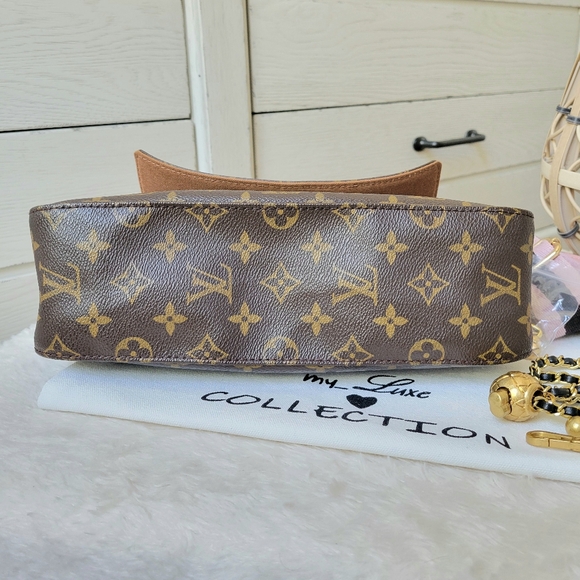 💕DISCONTINUED Very Rare LOUIS VUITTON Looping MINI Shoulder Bag Monogram - Picture 11 of 16